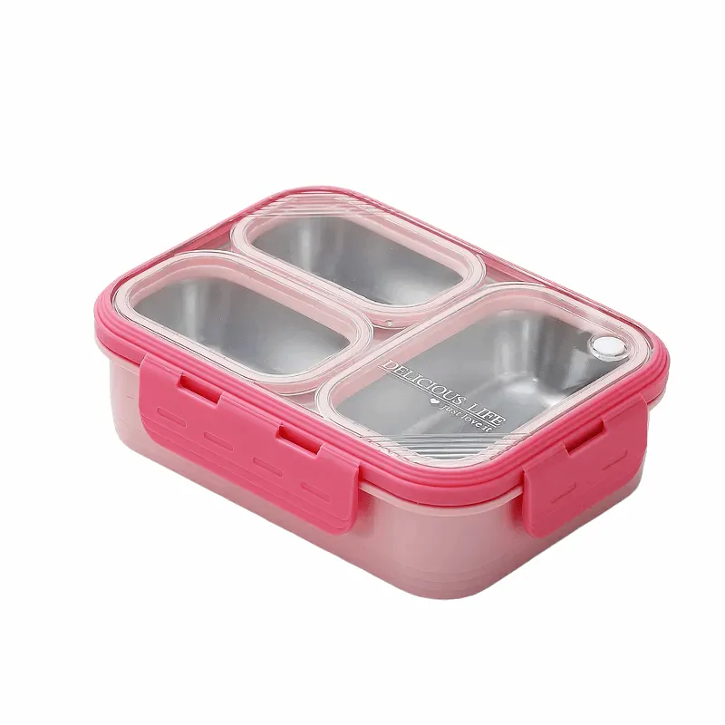 3-Compartment Bento Lunch Box (620ml)