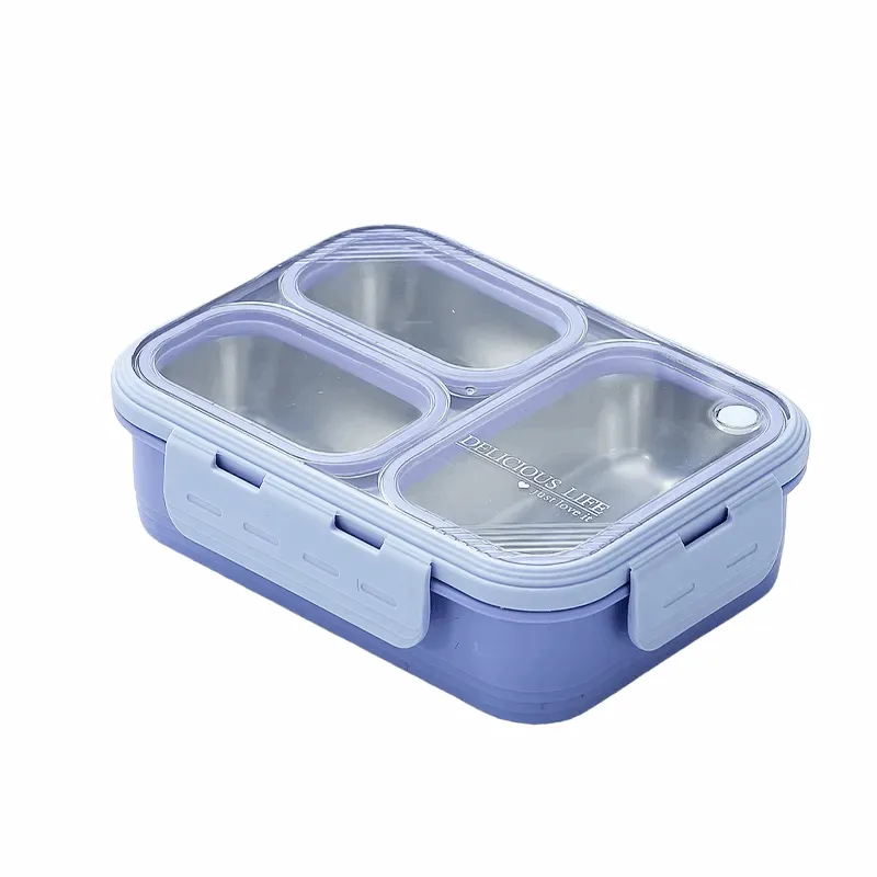 3-Compartment Bento Lunch Box (620ml)