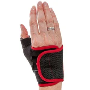 3 Point Products Design Line Thumb Splint Splint Thumb Left Sm Red Trim