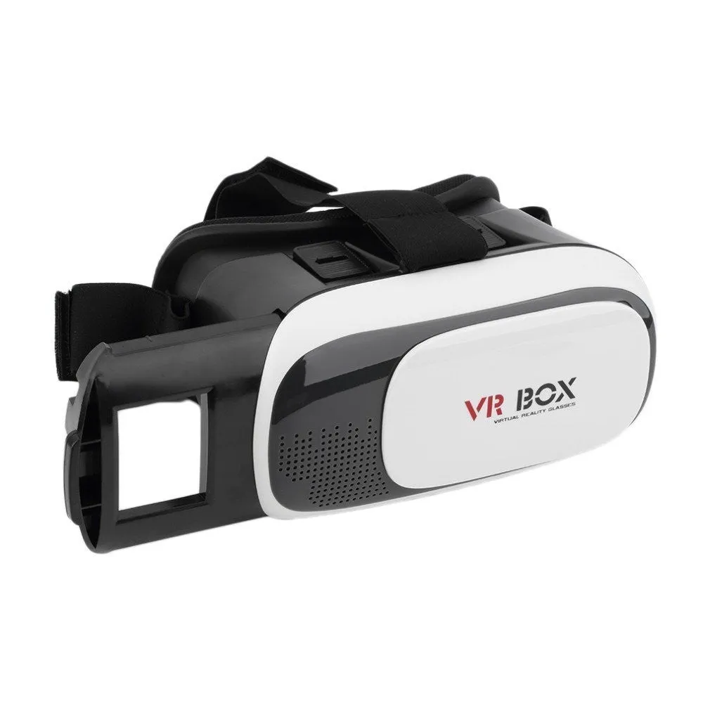 3D VR BOX Virtual Reality Headset Glasses Anti-Radiation Adjustable Screen Headband Latest VR Box for All Android & Iphone for Movies, Gaming Etc