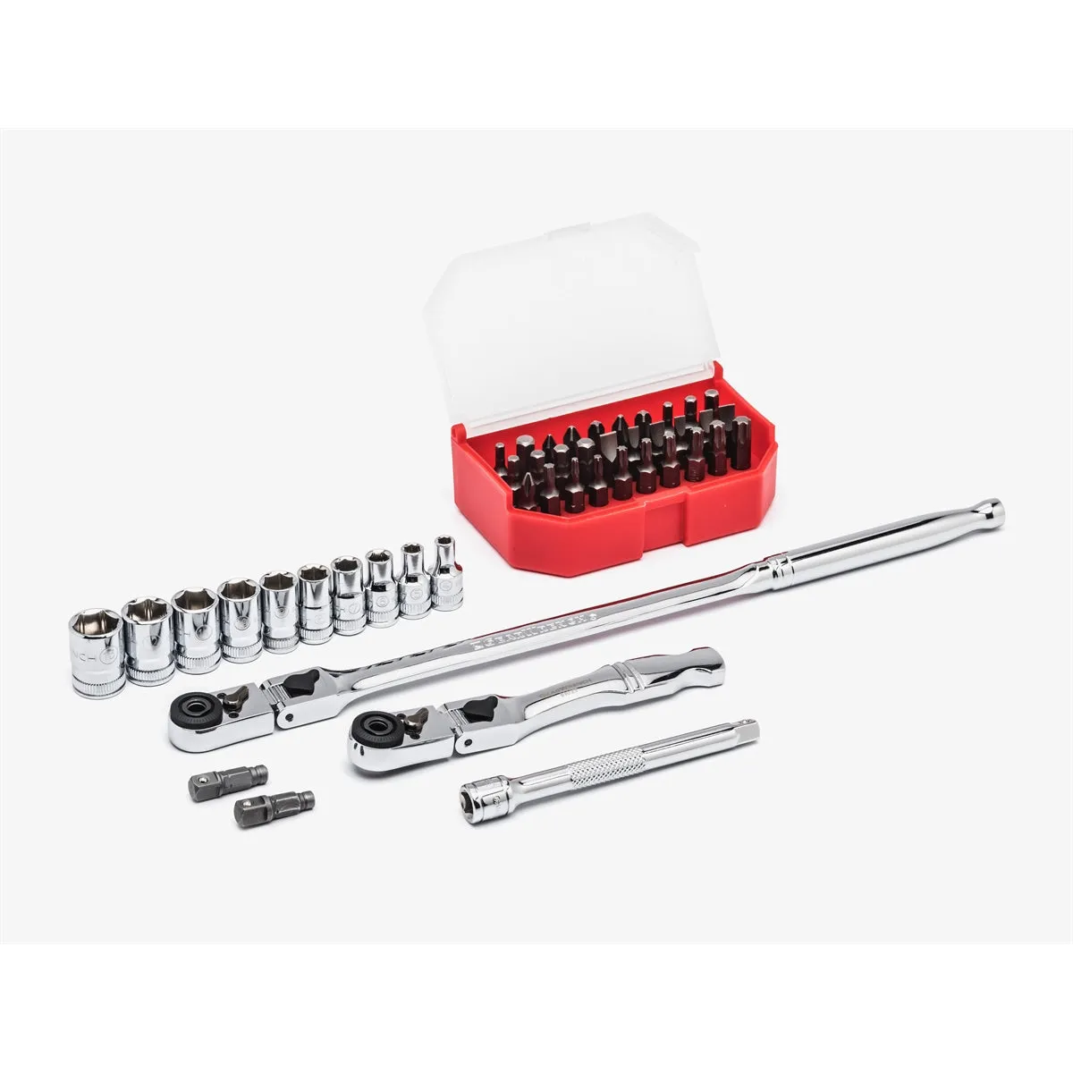 45 Pc. Slim Head Ratchet Set