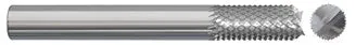 784-001070: 1/4 in. Dia., 1 in. Length Of Cut, 3 in. Overall Length Carbide Router Mill; Diamond Cut, Style F- Fish Tail End, BRIGHT, USA