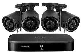 8-Channel System with 4 Wireless Security Cameras