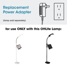 Adapter for OttLite LED Floor Lamp with USB and Tablet Stand