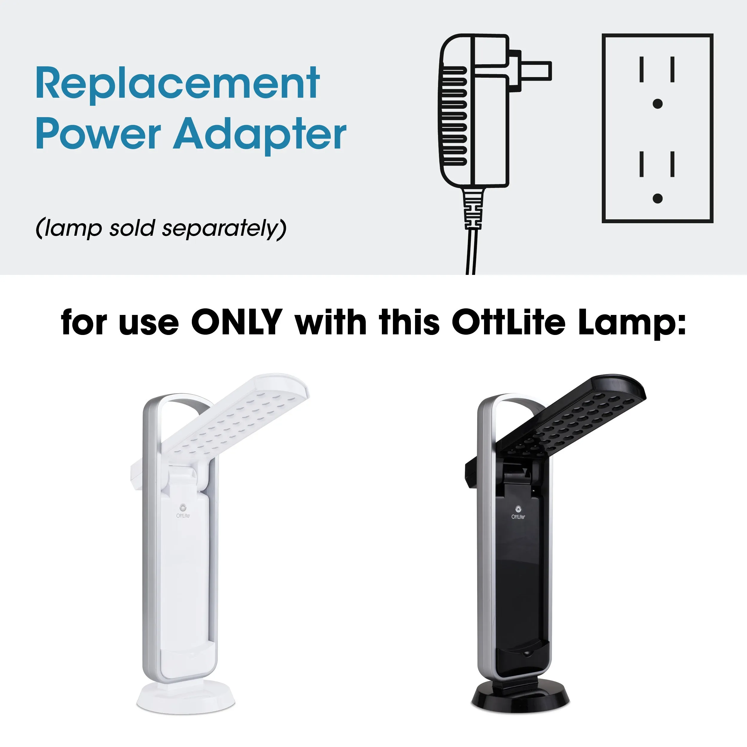 Adapter for OttLite LED Task Lamp