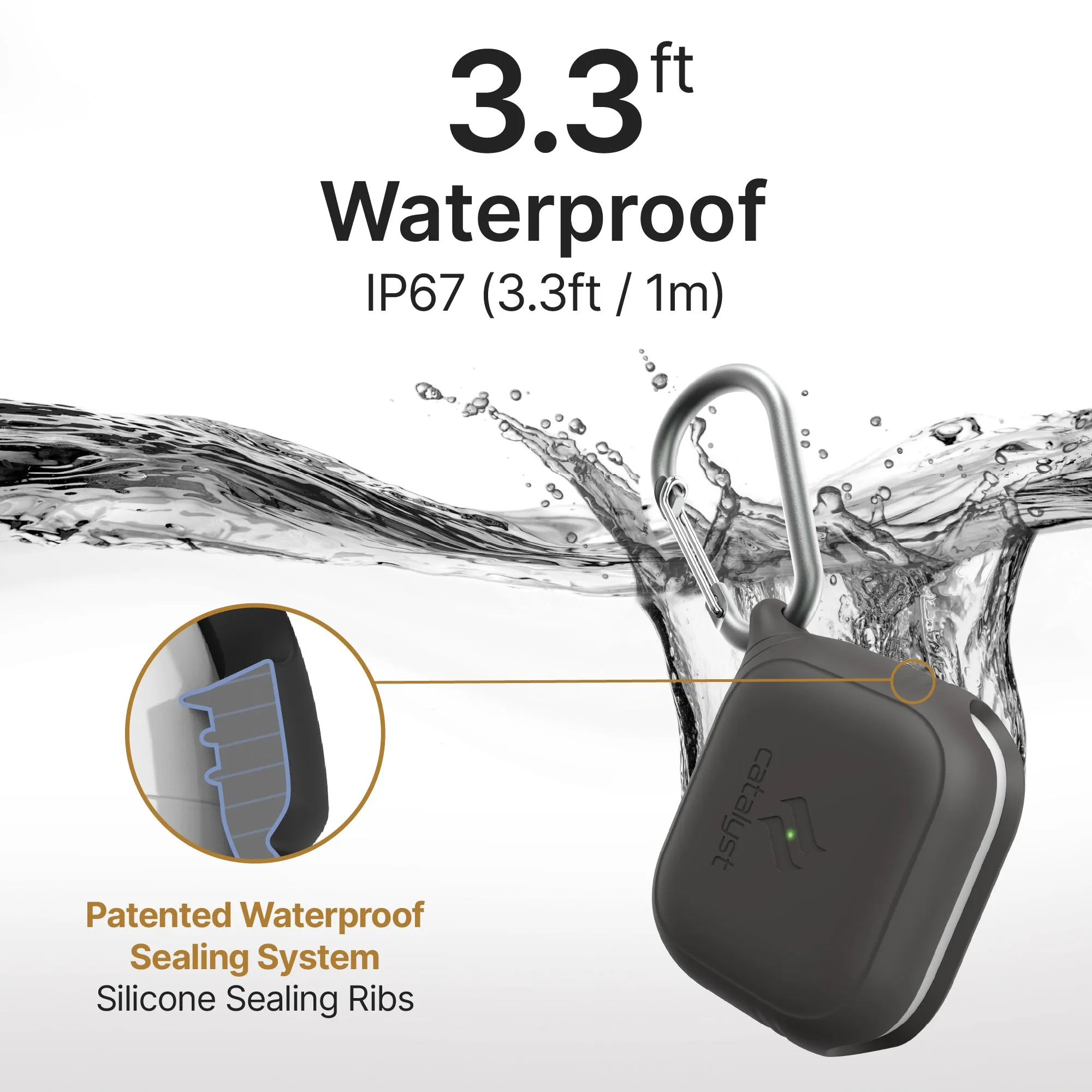 AirPods (Gen 3) - Waterproof Case   Carabiner