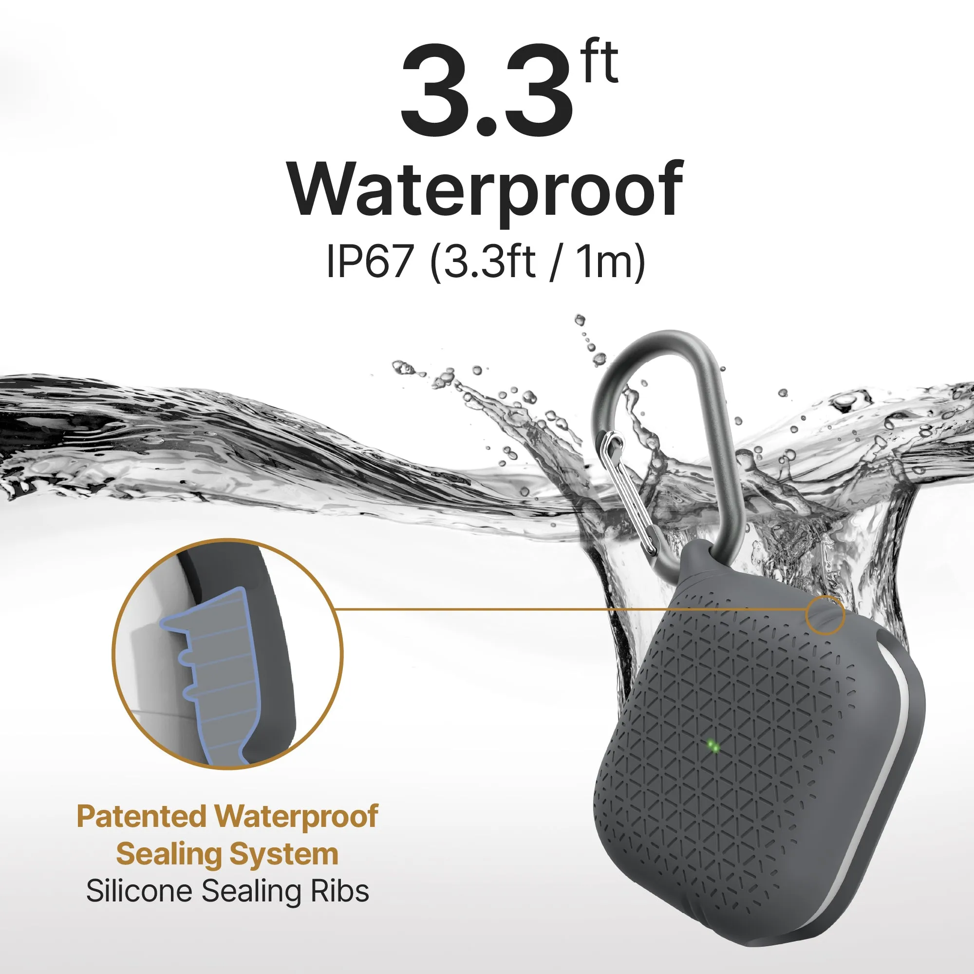 AirPods (Gen 3) - Waterproof Case   Carabiner