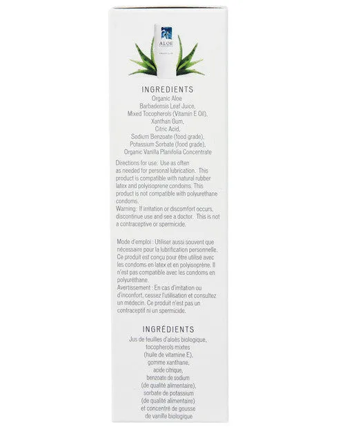 Aloe Cadabra Organic Lubricant - Natural 2.5 Oz Bottle