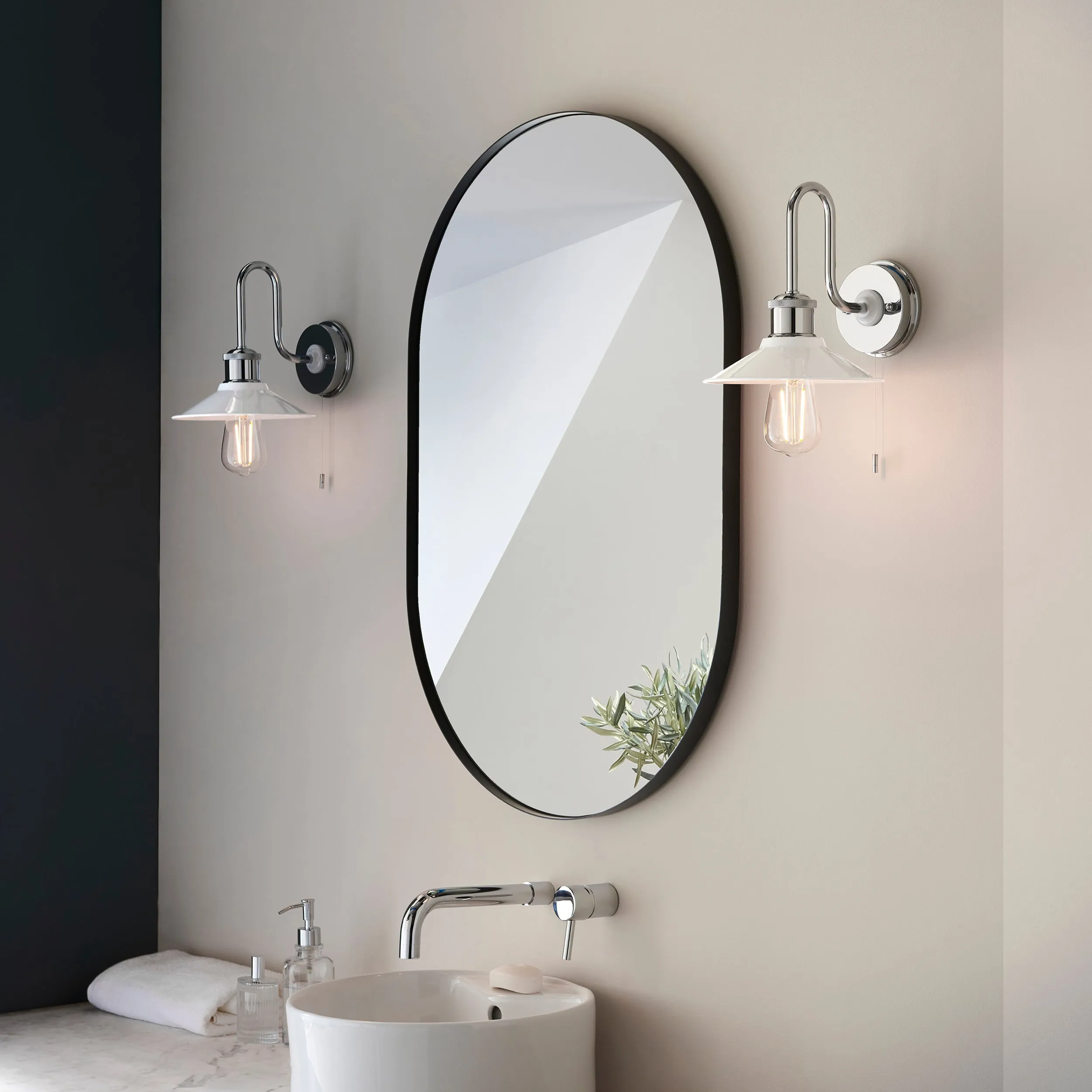 Amos Panama Bathroom Wall Light