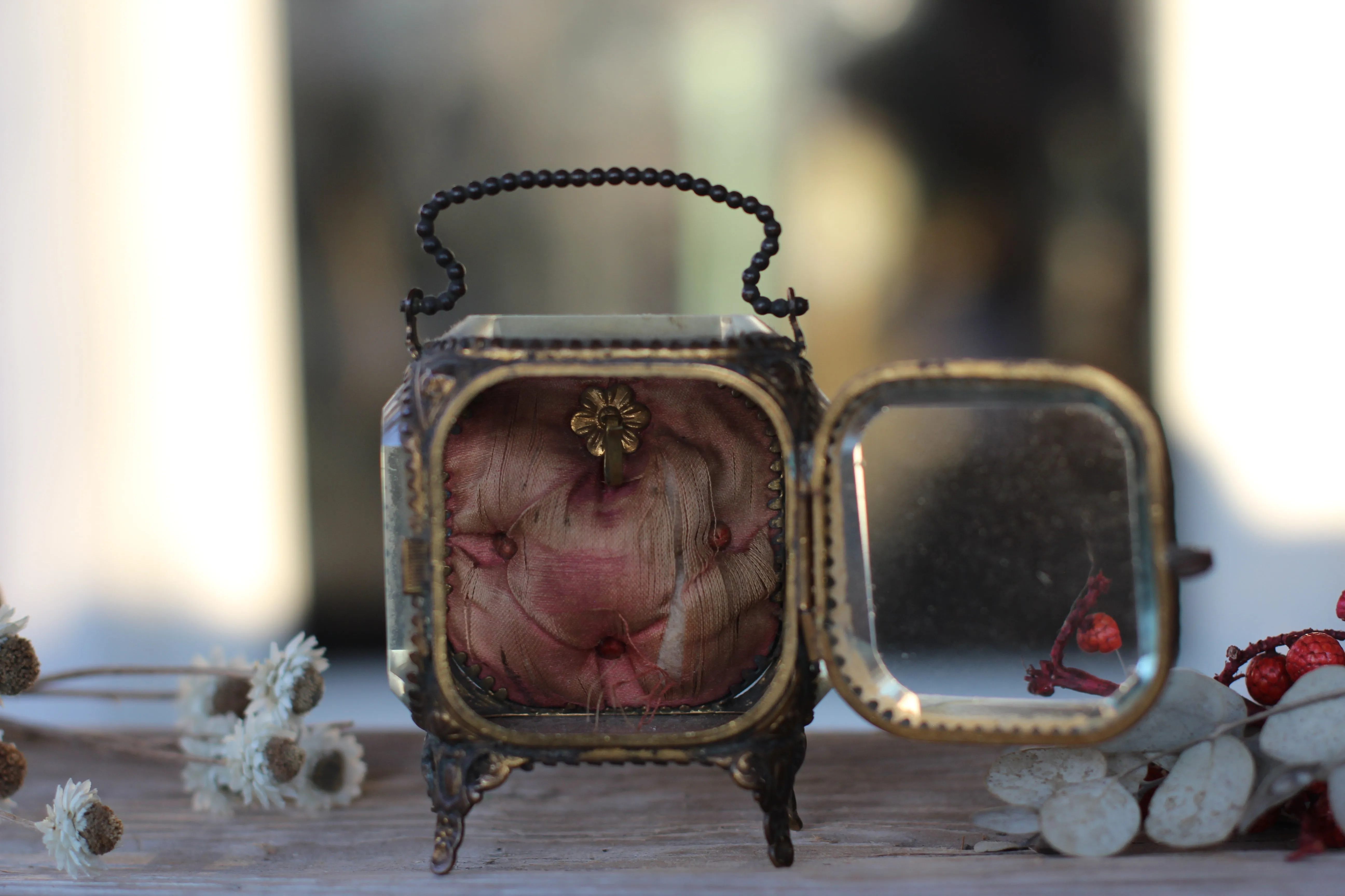 Antique French Victorian Watch display case