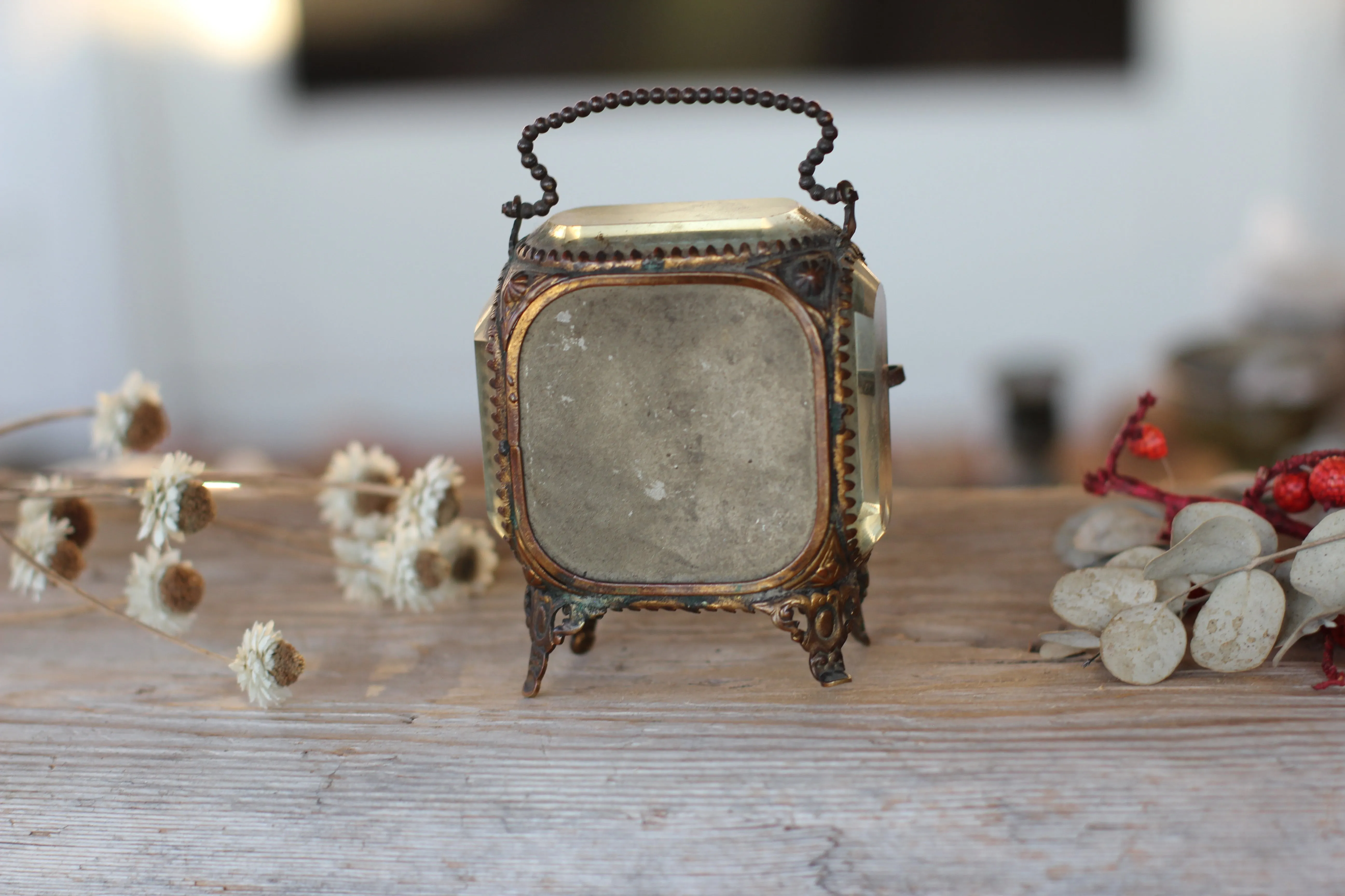 Antique French Victorian Watch display case