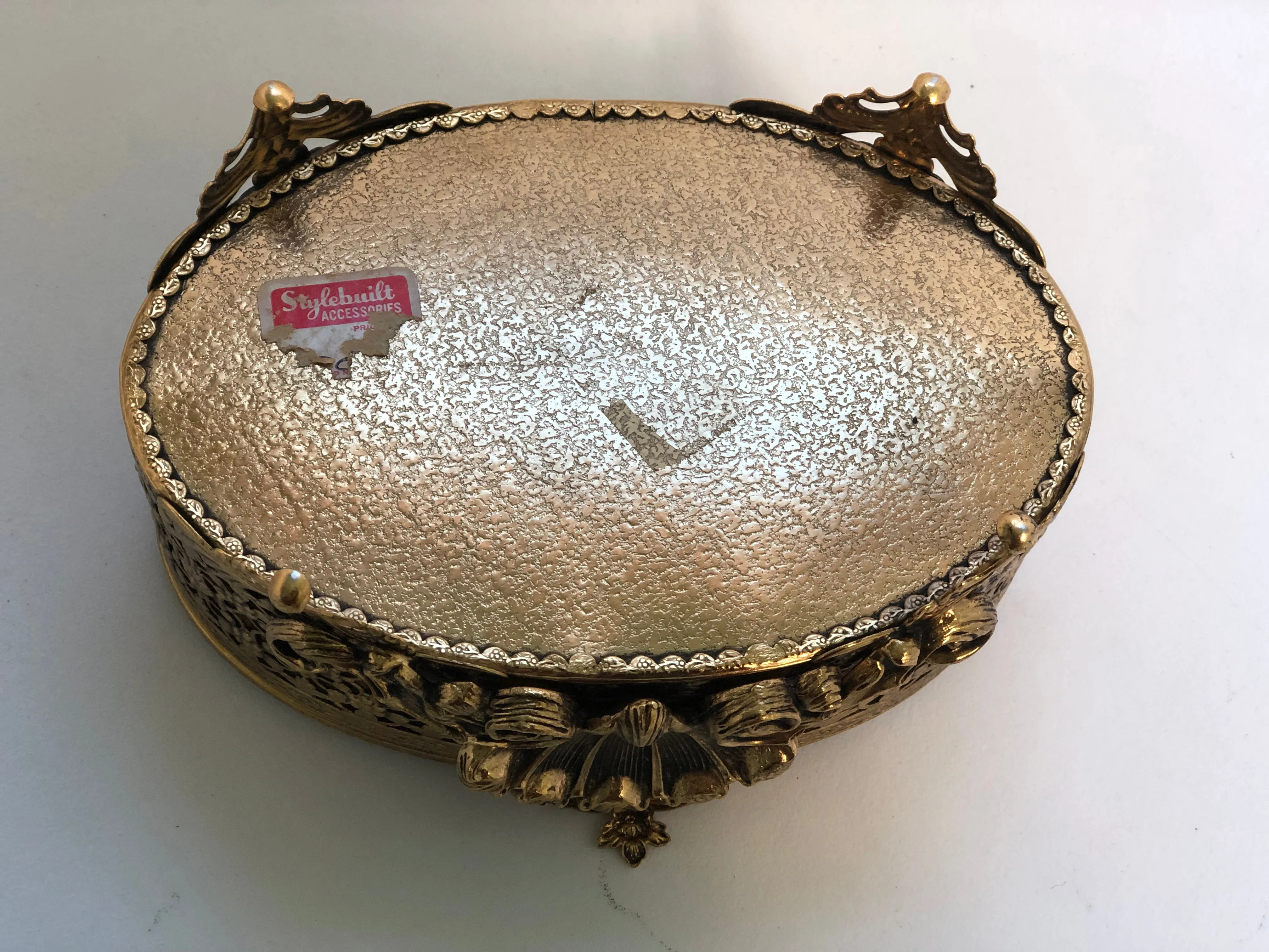 Antique Seashell Stylebuilt Jewelry Box