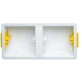 Appleby 1 1 Dual Accessory Dry Lining Installation Box with Adjustable Lugs 35mm