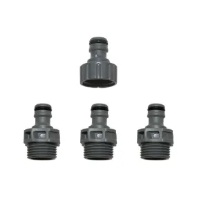 Aqua Joe AJHA-4PK Replacement Adapter for Aqua Joe Hose Models AJEXH, AJSLH, MTS-SLH100