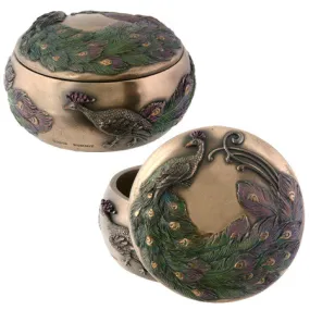 ART NOUVEAU - PEACOCK BOX, C/36