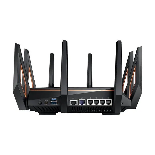 ASUS ROG Rapture GT-AX11000 Pro wireless router Gigabit Ethernet Tri-band (2.4 GHz / 5 GHz / 5 GHz) Black