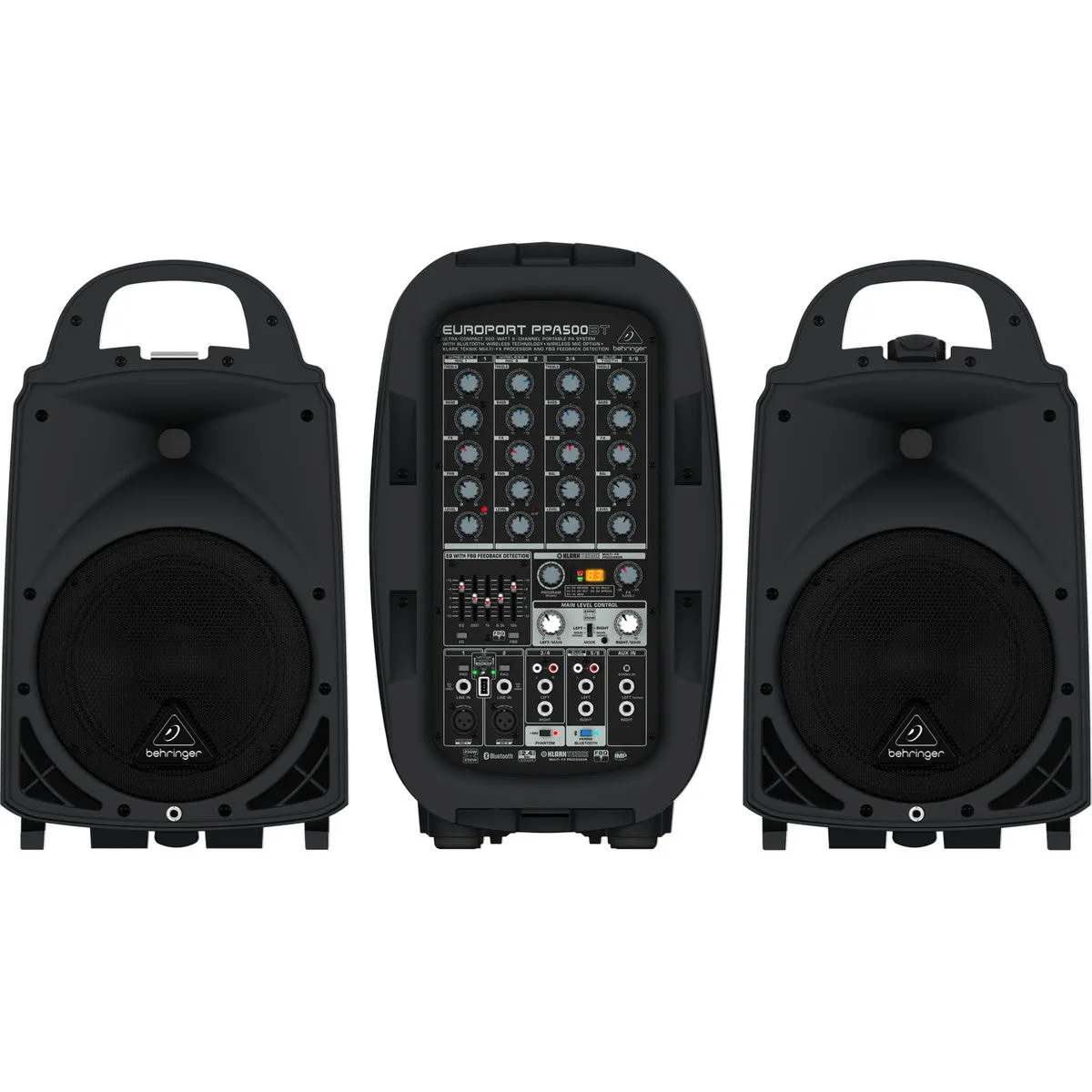 Behringer PPA500BT 6 Channel Portable PA System