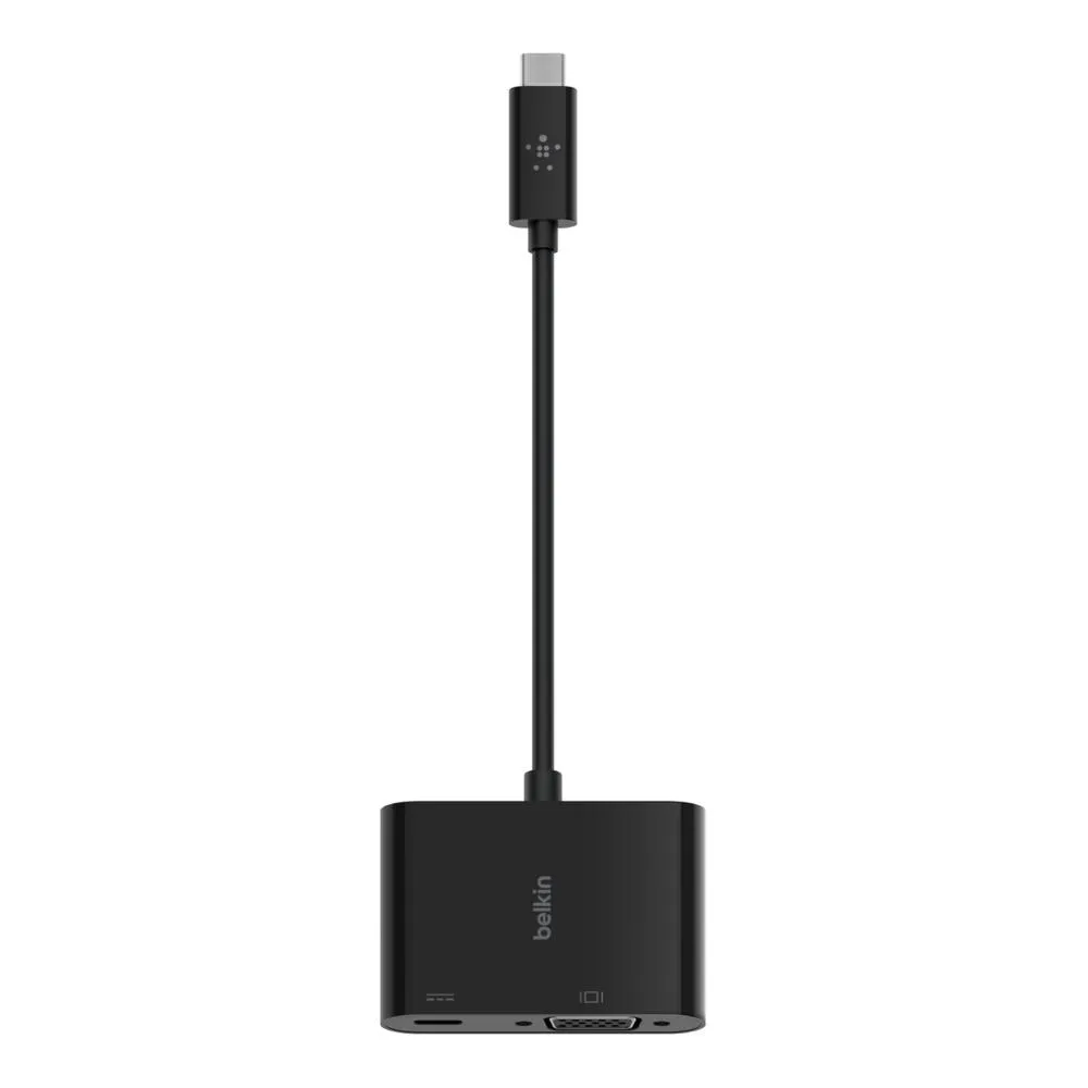 Belkin USBC to VGA 60W PD Adapter Black