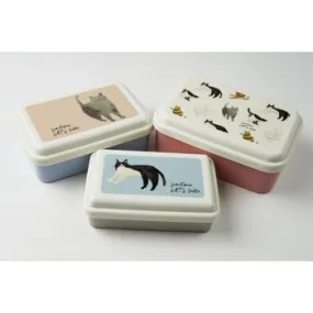 Bento Boxes - Cat Seal 1,120ml (Set of 3)