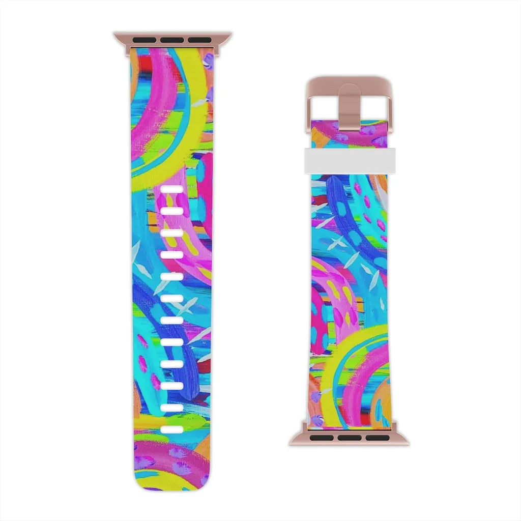 Blue Rainbow Watch Band for Apple Watch