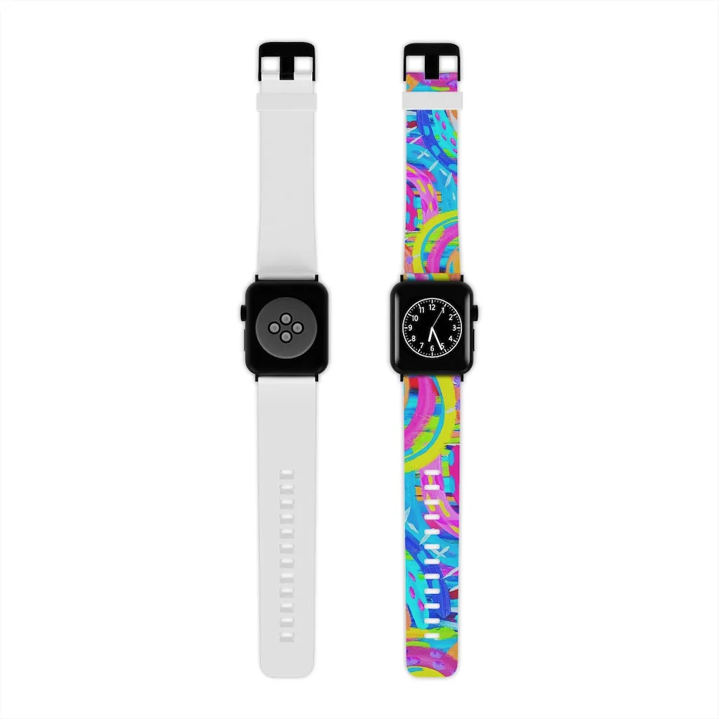 Blue Rainbow Watch Band for Apple Watch