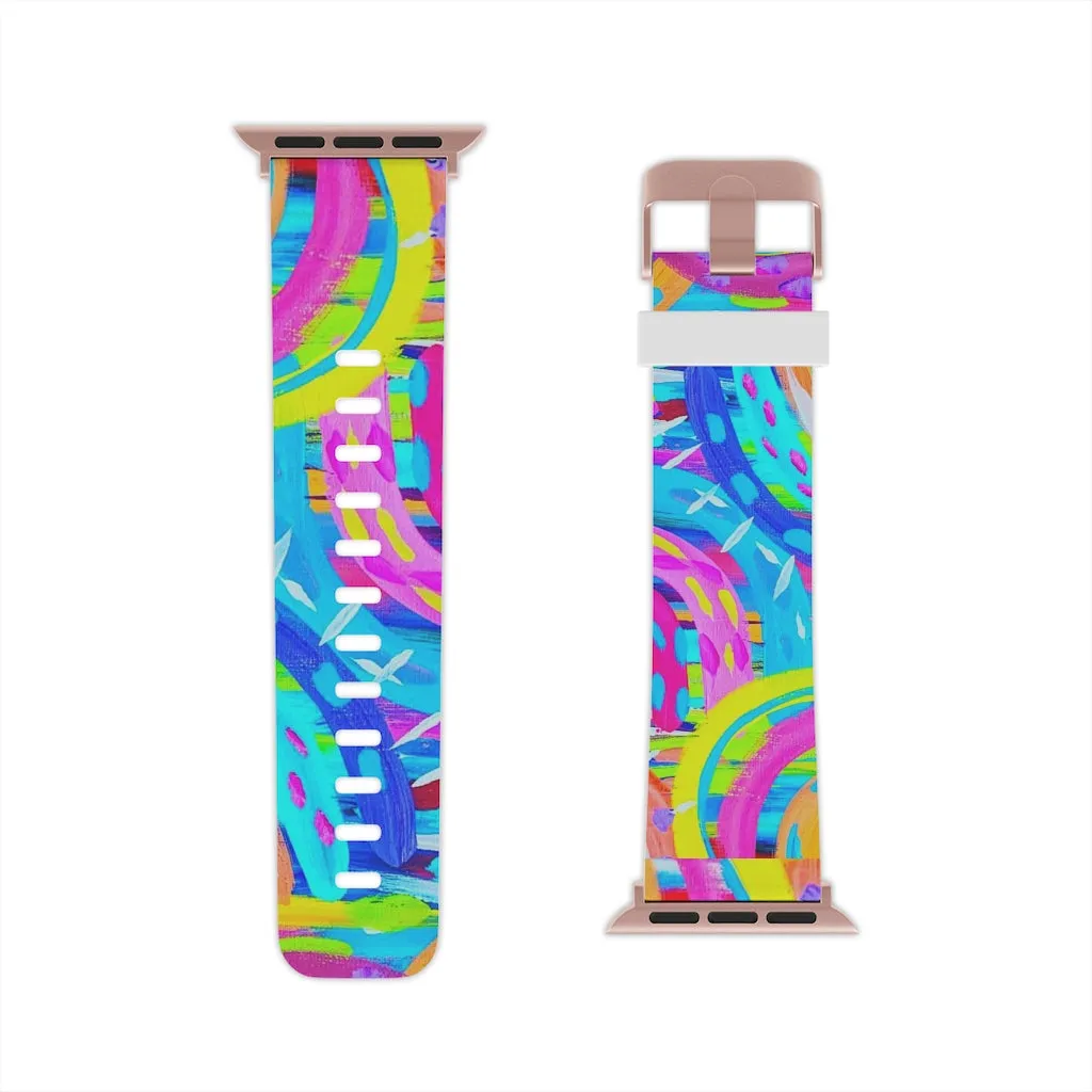 Blue Rainbow Watch Band for Apple Watch