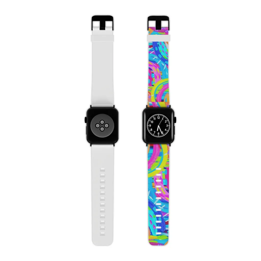 Blue Rainbow Watch Band for Apple Watch