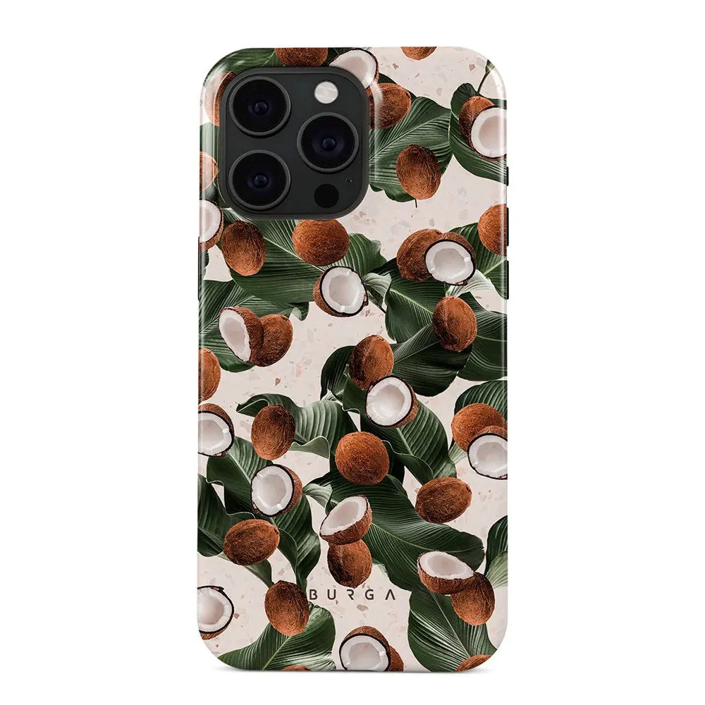 Burga iPhone 15 Pro Tough Fashion Case - Coconut Crush