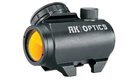 Bushnell AK Optics AK25 1x25mm Red Dot Sight, Matte Black (tilted front lens) - Ships Same/Next Day!