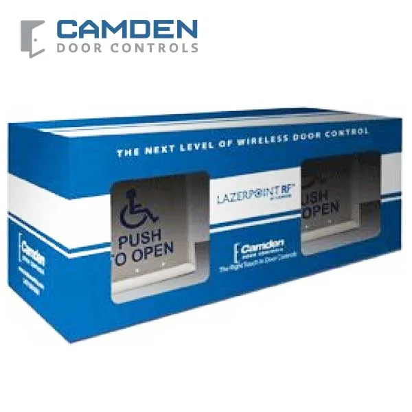 Camden - RFL454-LPA - Wireless Switch Kit w/ Advanced Receiver - Surface Shallow Box - Push Plate Switch & Wall Switch Transmitter