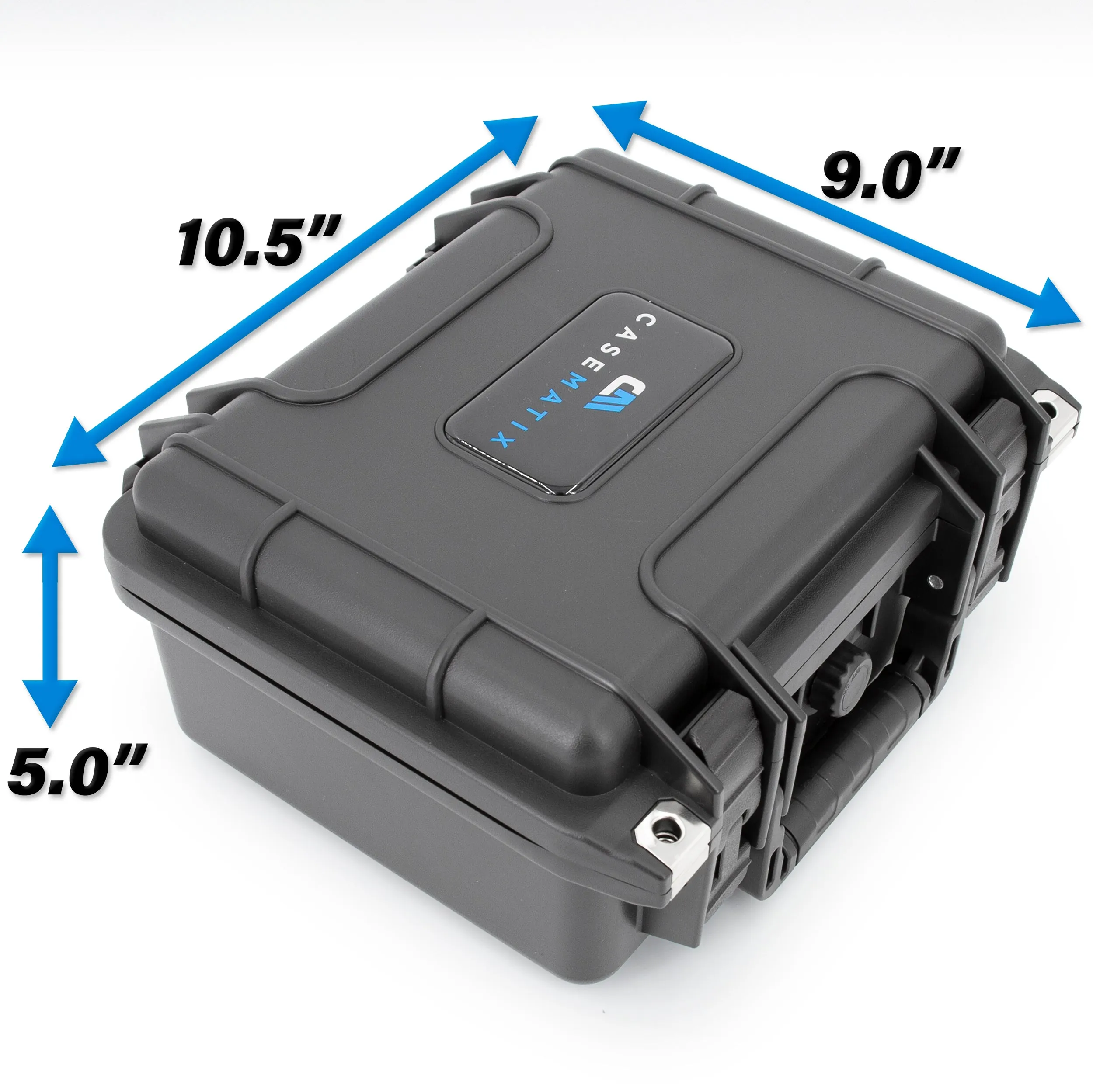 CASEMATIX Graded Card Storage Box Compatible with 22 BGS 35 FGS 29 PSA Graded Sports Cards or 100  Sleeve Top Loaders, Waterproof Graded Card Case