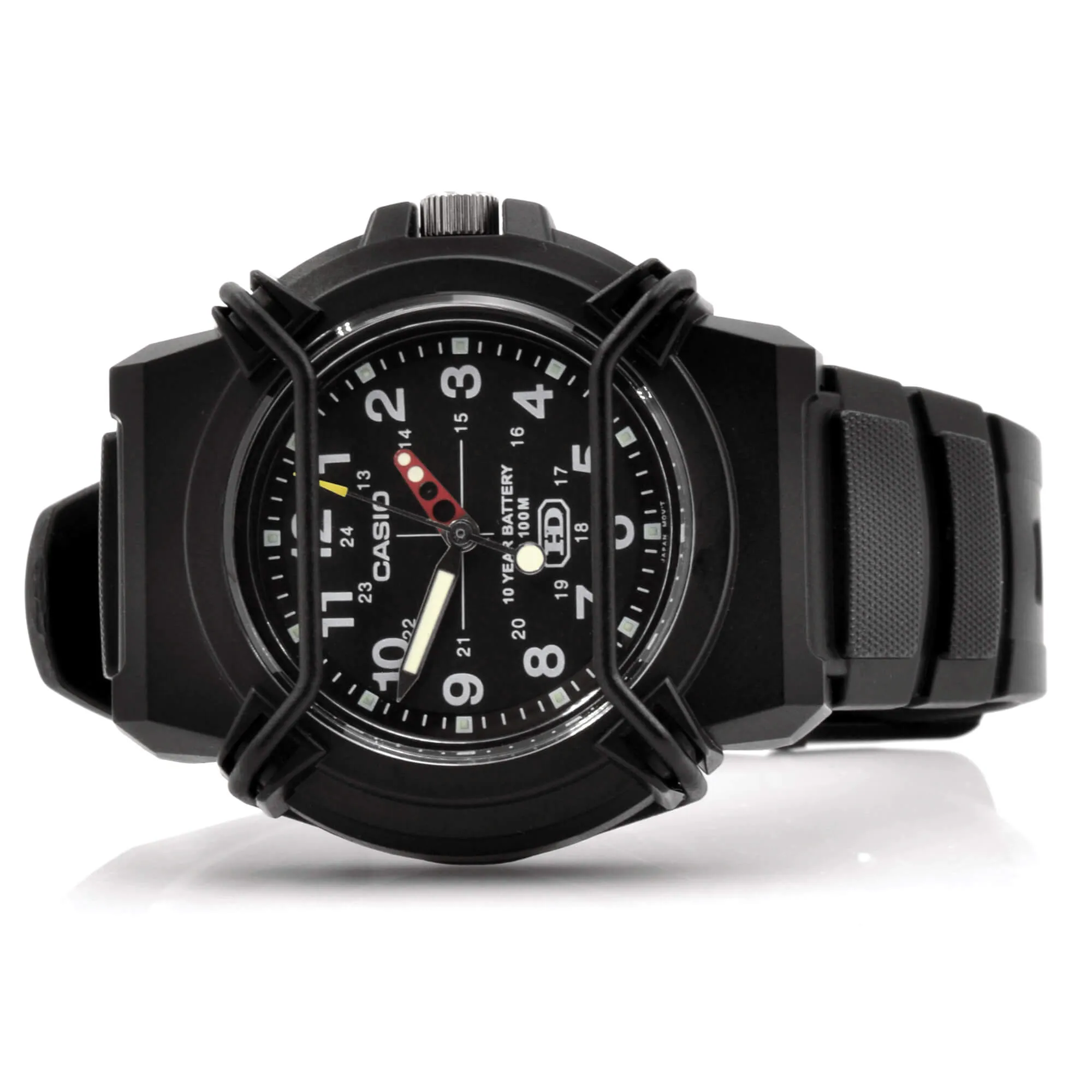 Casio Black Resin Case Black Band Watch | HDA-600-1BVCF