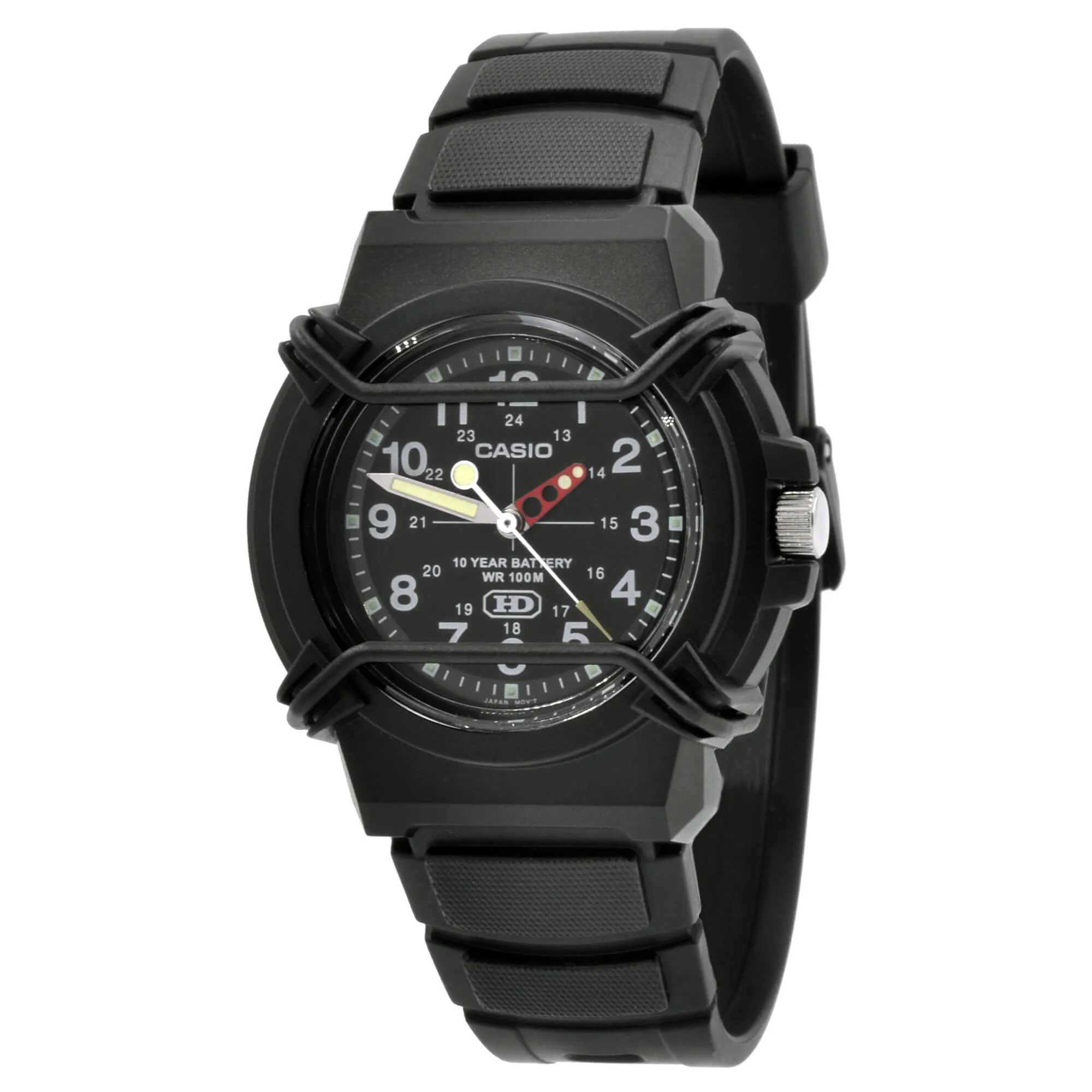 Casio Black Resin Case Black Band Watch | HDA-600-1BVCF