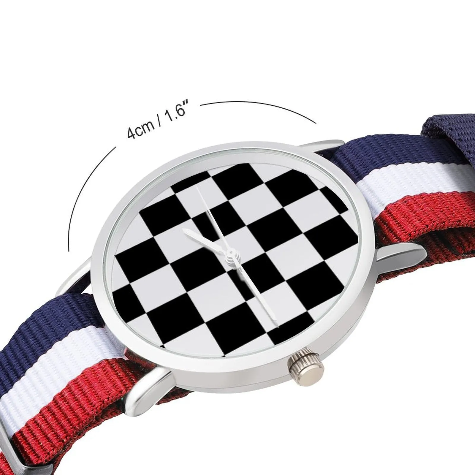 Checkered Ungraduated Adult Leisure Watch Adult leisure Watch