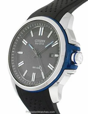 Citizen DRIVE Mens AR2.0 Sport Watch - Black Dial - Blue Chroma Finish - Strap