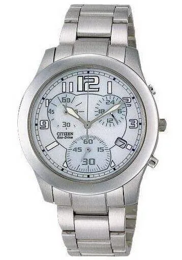 Citizen Eco-Drive Chronograph Stainless Steel Ladies Watch AT0720-56E