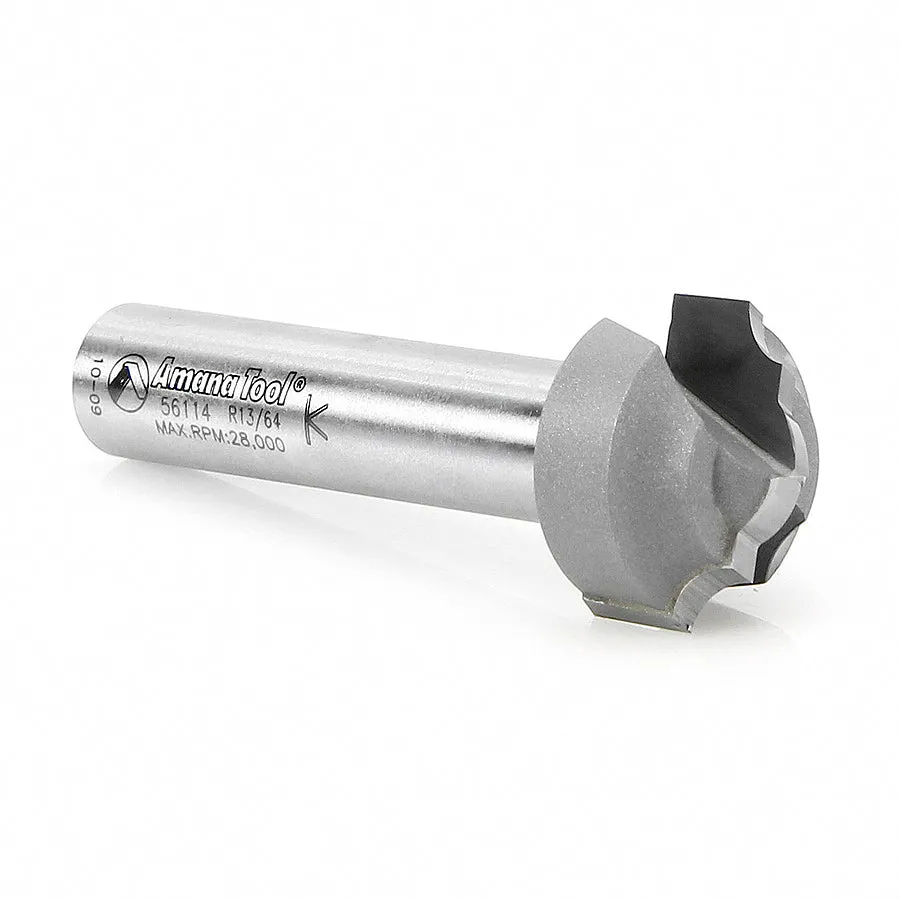 Classical Groove Router Bit | 13⁄64 Radius x 1" Dia x 11⁄16 x 1⁄2 Shank | 56114 | 738685961148