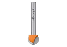 CMT Orange Tools Round Nose Bit, 1/4-Inch Shank, 1/4-Inch Radius