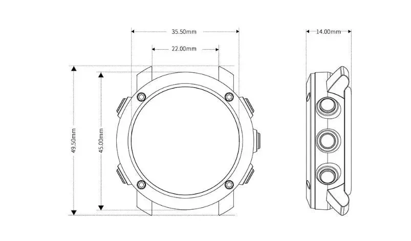 Color screen sports smart watch heart rate