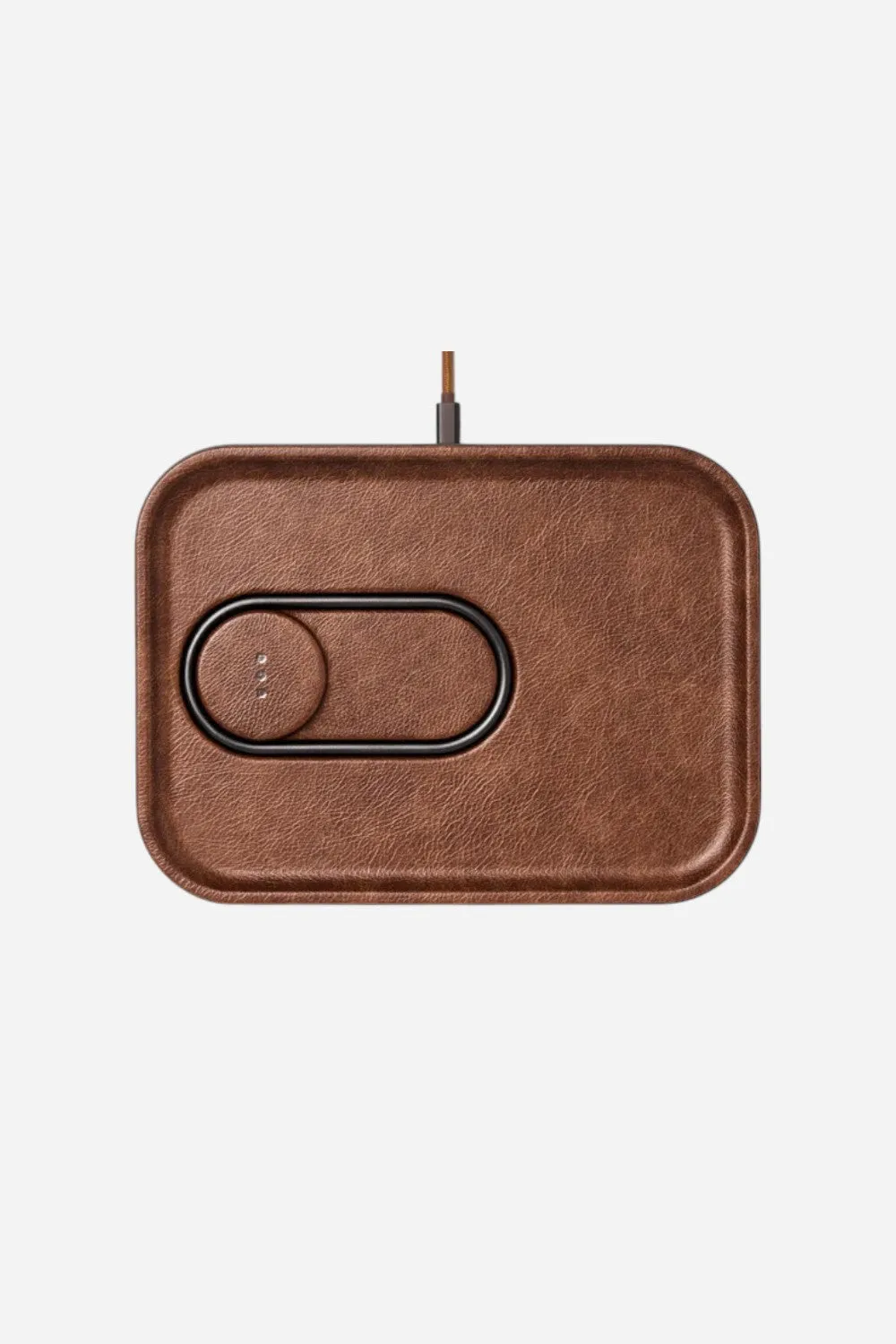 Courant Mag:3 Dual-Device Charging Tray in Leather