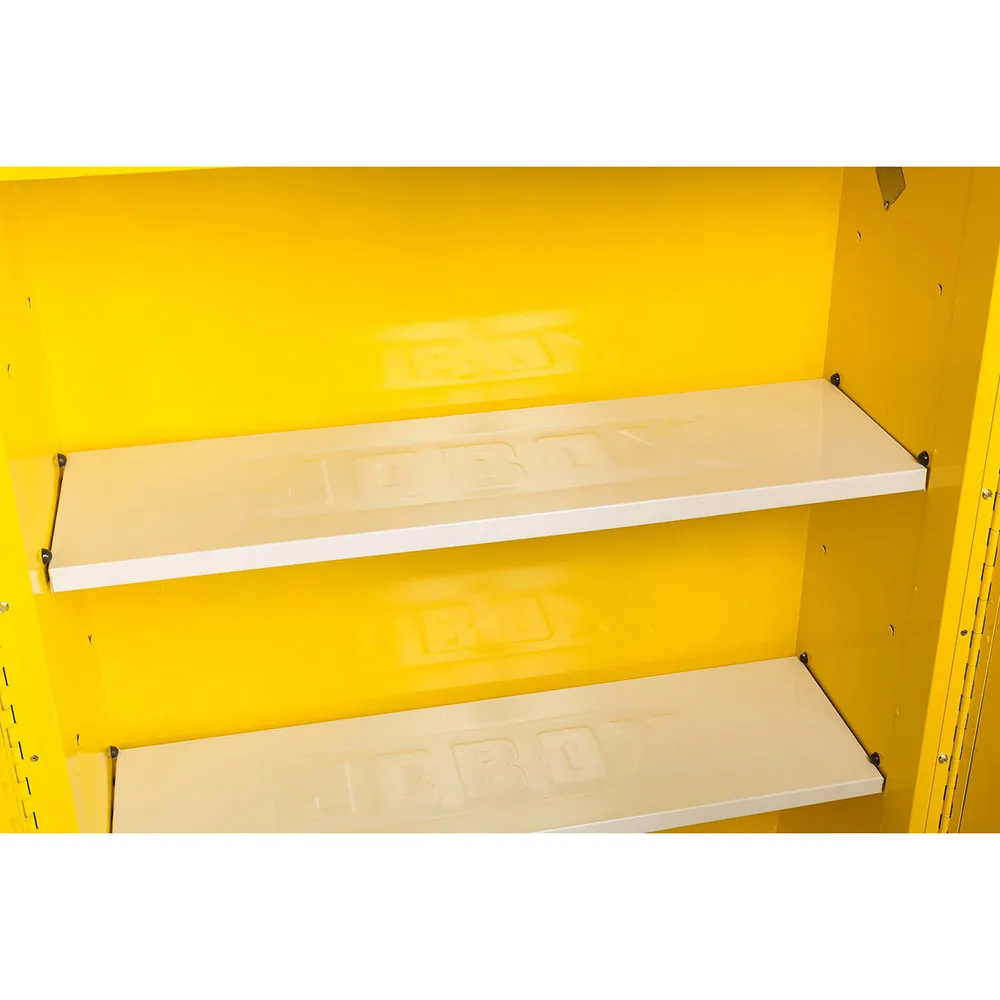 Crescent Jobox 1-758640 60 Gallon Flammable Manual Close Safety Cabinet - Yellow