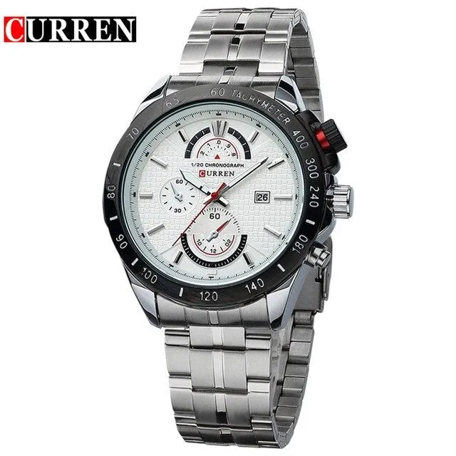 Curren Steel Chronograph sports quartz watch