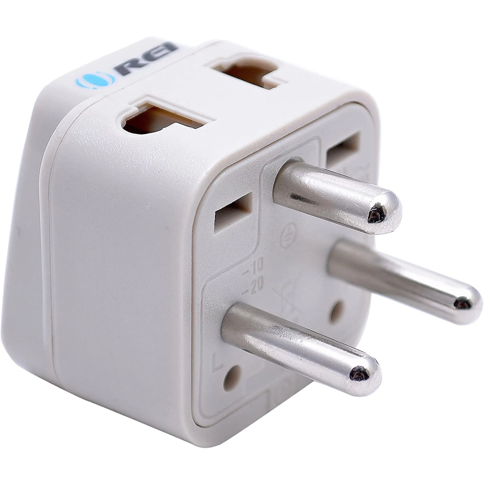 Denmark Travel Adapter - 2 in 1 - Type K - Compact Design (DB-20)