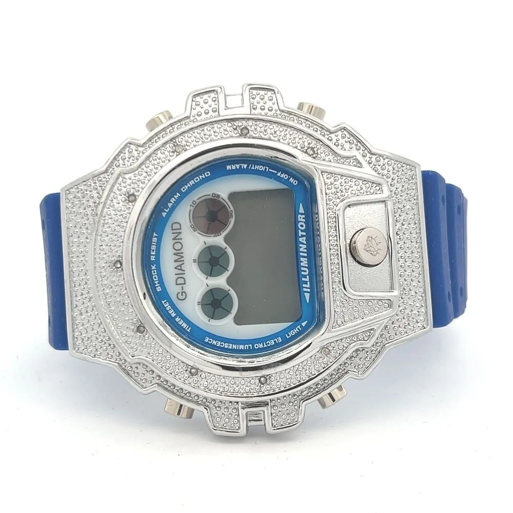 Digital Sports Real Diamond Watch