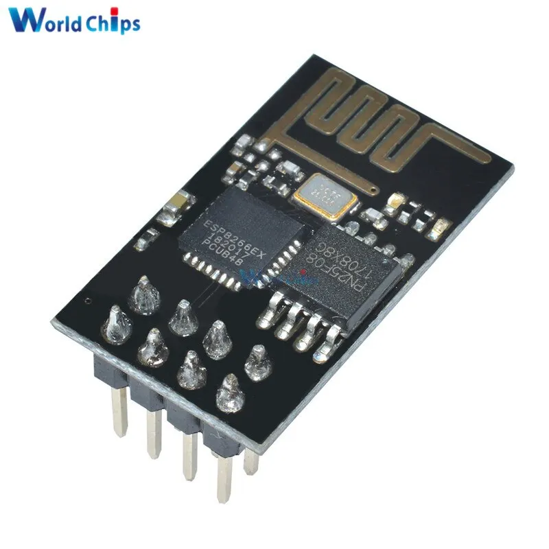 ESP8266 ESP-01 ESP01 ESP-01S Serial WiFi Wireless Adapter Module 3.3V 5V Serial Board For Arduino UNO R3 Microcontroller One