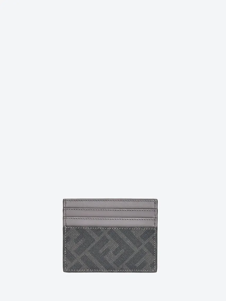 Fendi diagonal libero card case