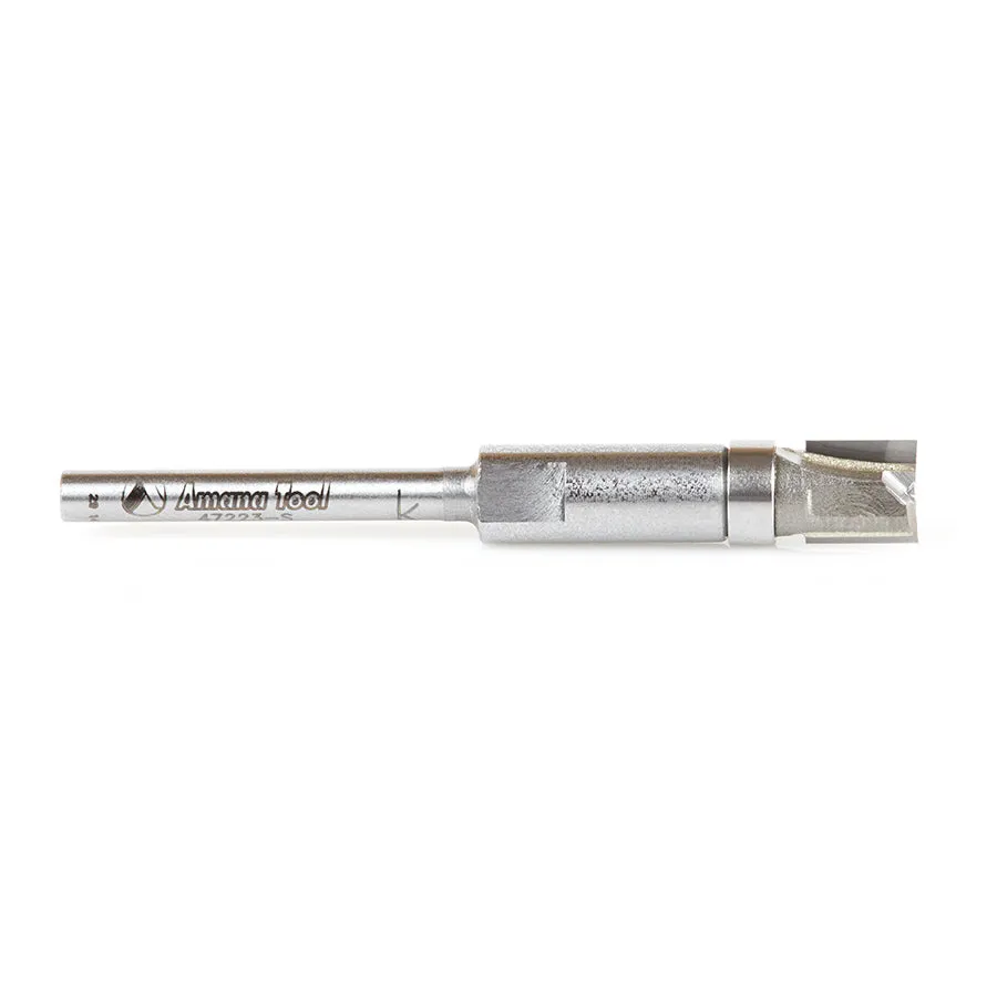 Flush Trim Plunge Router Bit | 1⁄4 Dia x 1⁄4 x 1⁄8"Shank with Upper BB | 47223-S | 738685472231