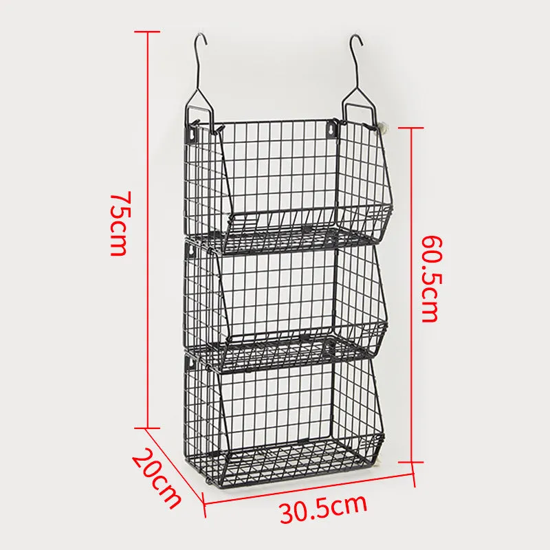 Foldable Closet  Organizer Clothes Shelves with S Hooks