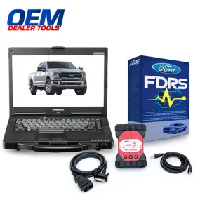 Ford Dealer Tool - Ford IDS Software - Full Annual Subscription with VCM 3 Ford Tool with refurbished Toughbook Dealer Package