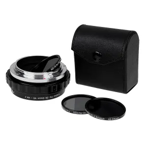 Fotodiox DLX Stretch Lens Adapter - Compatible with Minolta Rokkor (SR / MD / MC) SLR Lens to Nikon Z-Mount Mirrorless Cameras with Macro Focusing Helicoid and Magnetic Drop-In Filters